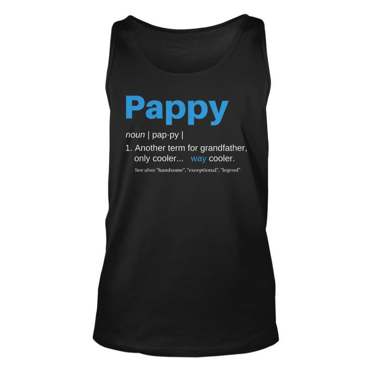 Pappy Gifts Grandpa Fathers Day Definition Birthday  Unisex Tank Top