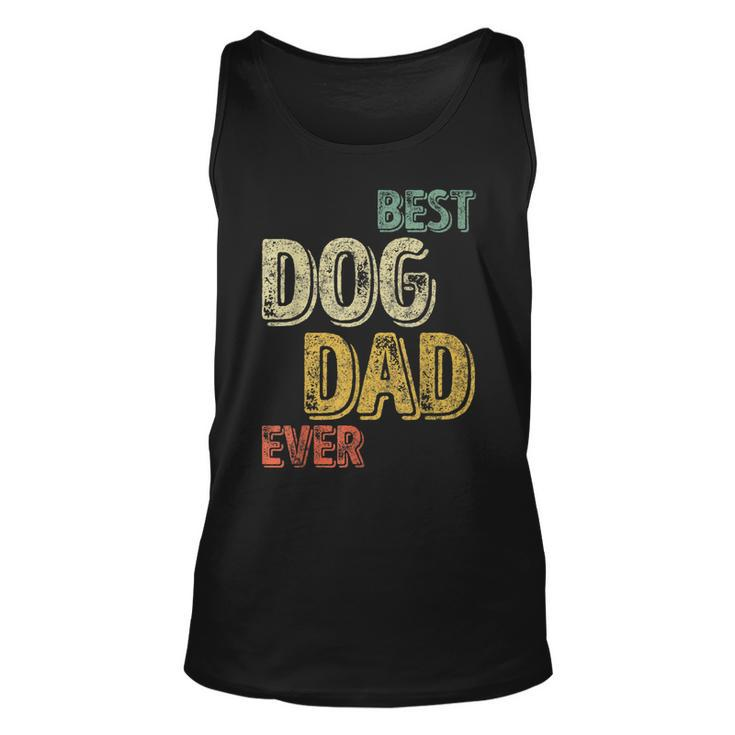Perfect Xmas Gift Mens Quote Best Dog Dad Ever Unisex Tank Top