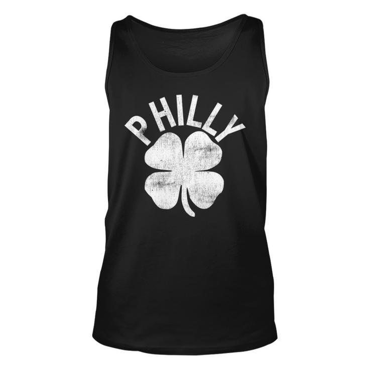 Philly St Patricks Day Philadelphia Irish Clover Matching Unisex Tank Top