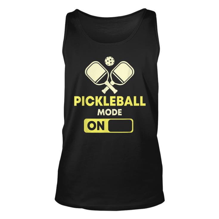 Pickleball Modus Ein Pickleball Schläger Und Ball Tank Top