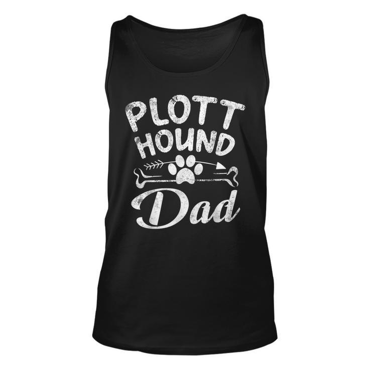 Plott Hound Dad Funny Dog Owner Pet Lover Daddy Cool Father Unisex Tank Top