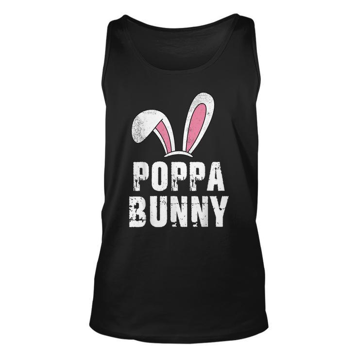 Poppa Bunny Ears Easter Day Rabbit Family Matching  Unisex Tank Top