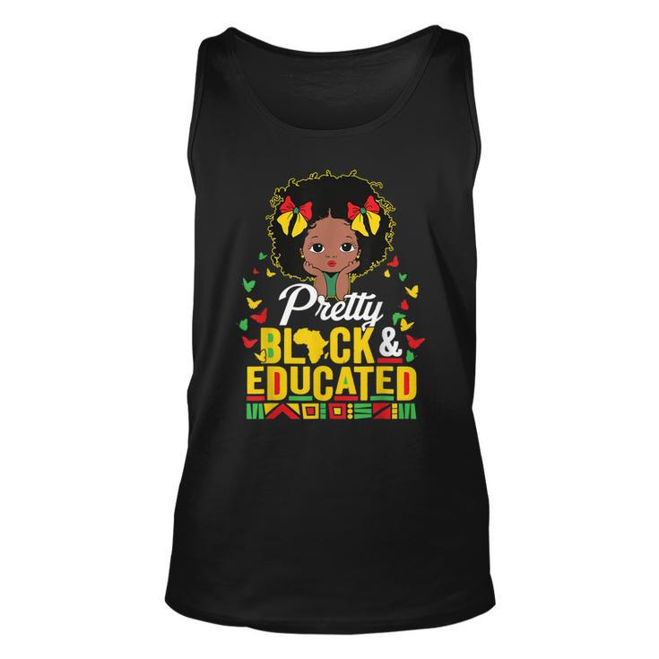 Pretty Black And Educated I Am The Strong African Queen  V3 Unisex Tank Top