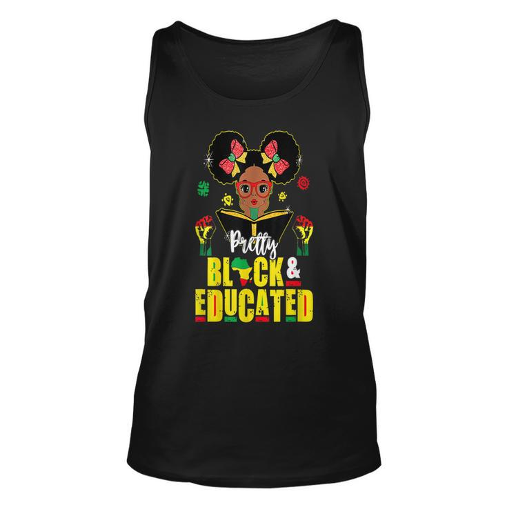 Pretty Black And Educated I Am The Strong African Queen  V9 Unisex Tank Top