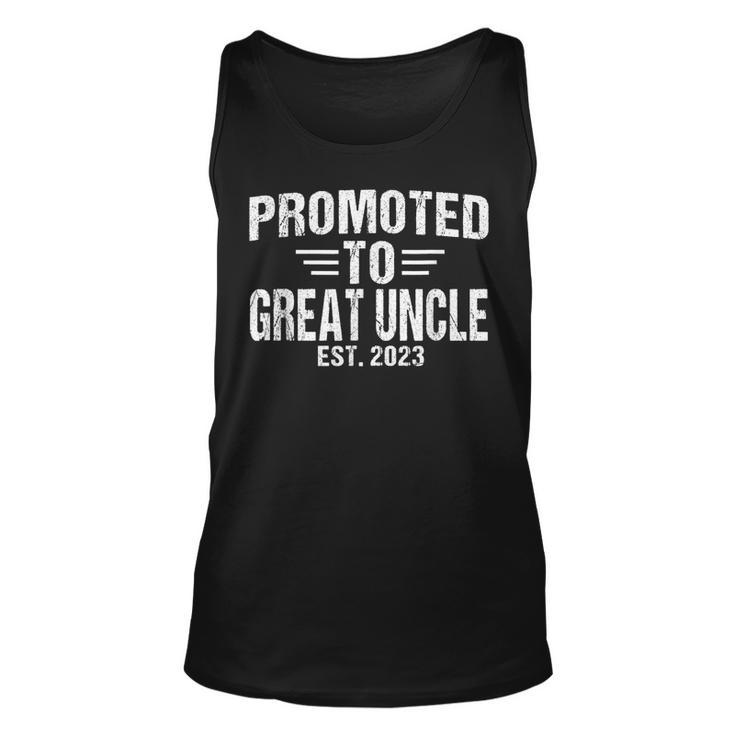 Mens Promoted To Great Uncle 2023 Soon To Be Uncle New Uncle Tank Top