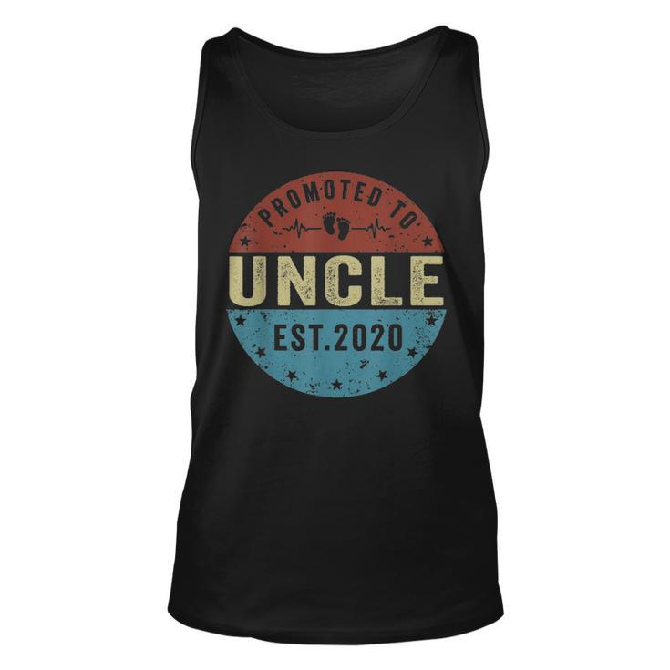 Promoted To Uncle Est 2021 Fathers Day Gifts Unisex Tank Top