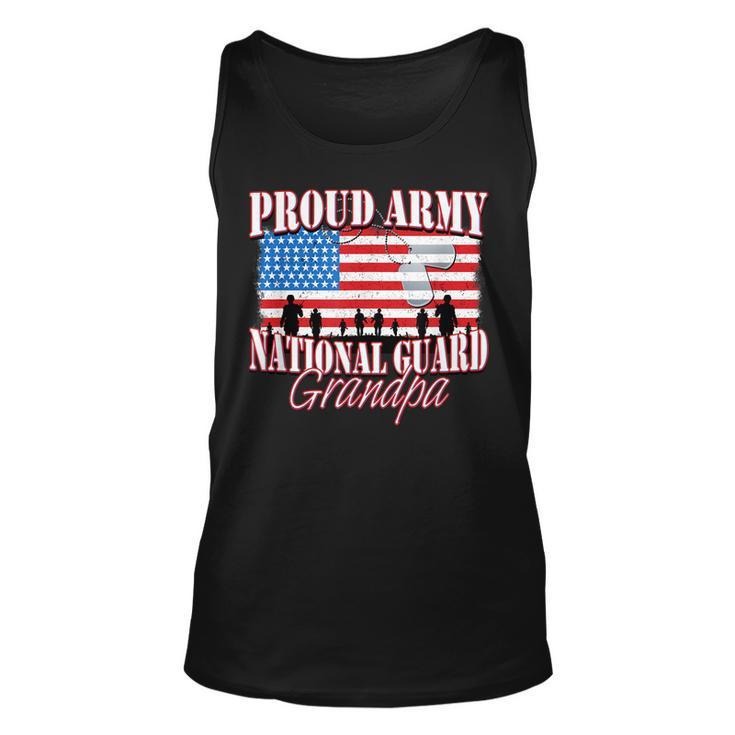 Proud Army National Guard Grandpa  Grandparents Day Unisex Tank Top
