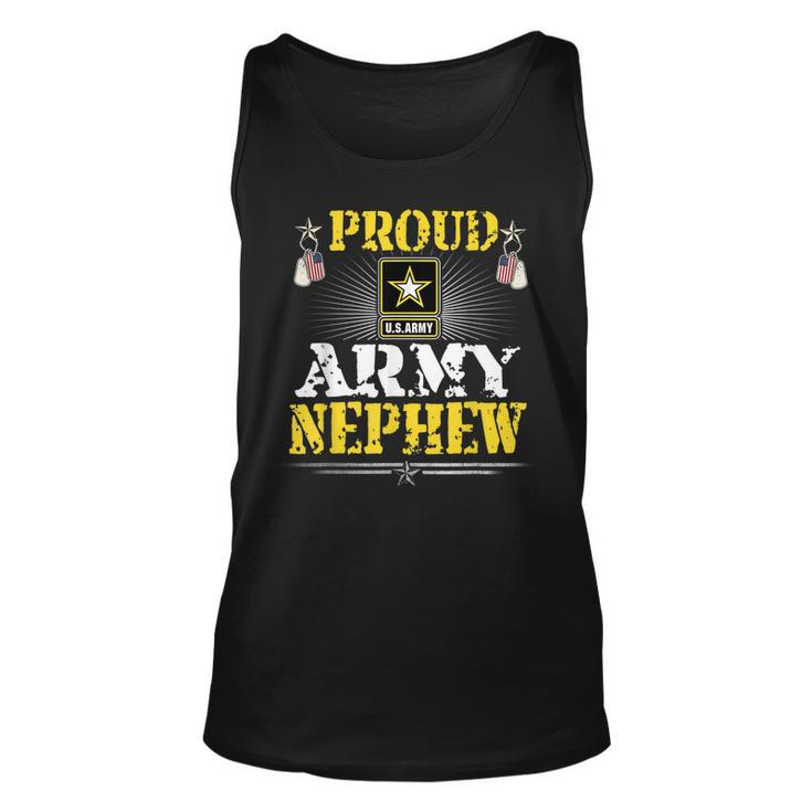Proud Army Nephew Military Family Veteran Pride Unisex Tank Top