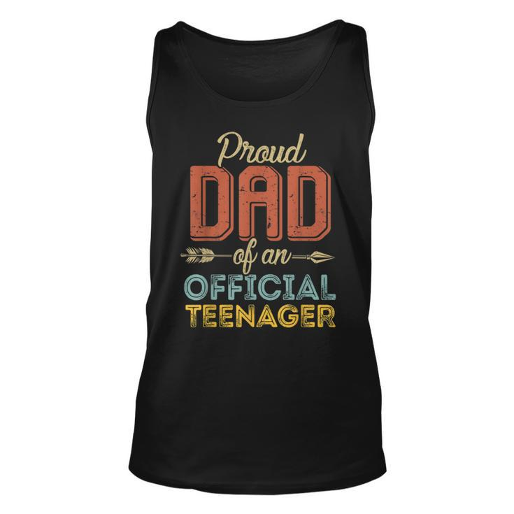 Proud Dad Of Official Teenager 13Th Birthday 13 Years Old V2 Tank Top