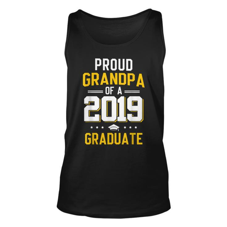 Proud Grandpa Of A 2019 Graduate Funny T-Shirt Fathers Day Unisex Tank Top