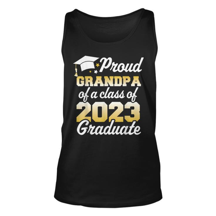 Proud Grandpa Of A Class Of 2023 Graduate Senior Family  Unisex Tank Top