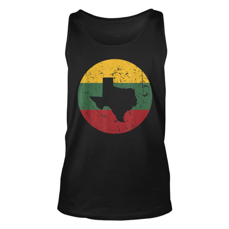Proud Texan-Lithuanian Heritage From Texas Lithuania Home  Unisex Tank Top