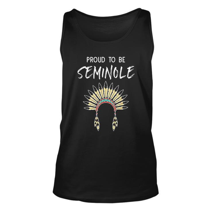 Proud To Be Seminole Native American Pride Men Women Tank Top Graphic Print Unisex