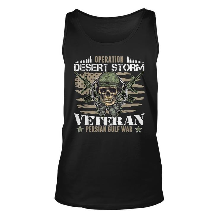 Proud Veteran Operation Desert Storm Persian Gulf War Gift  Unisex Tank Top
