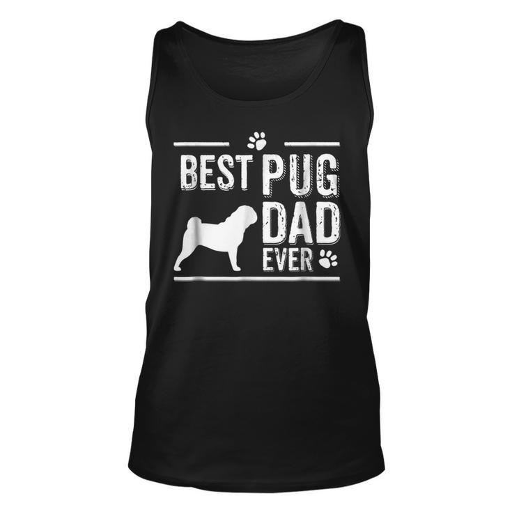Pug Dad  Best Dog Owner Ever Gift For Mens Unisex Tank Top