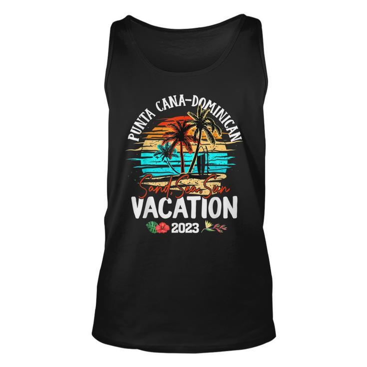Punta Cana Dominican Vacation 2023 Matching Family Group  Unisex Tank Top