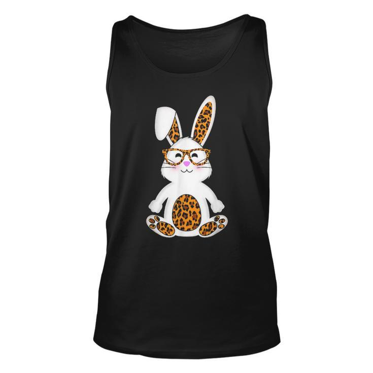 Rabbit Bunny With Sunglasses Leopard Cute Easter Bunny Egg Unisex Tank Top