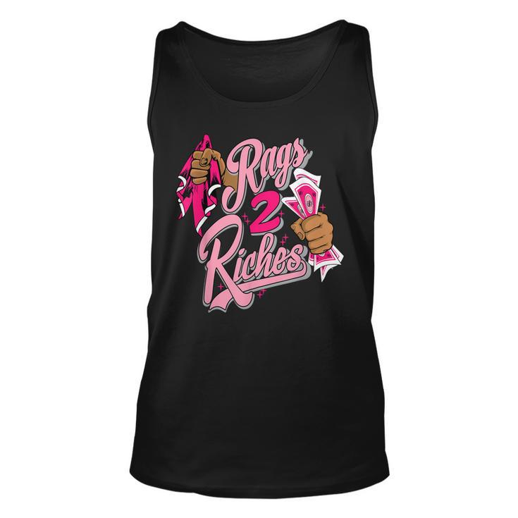 Rags 2 Riches Low Triple Pink Matching  Unisex Tank Top