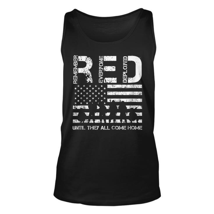 Red Friday Military  Remember Everyone Deployed Tee Unisex Tank Top
