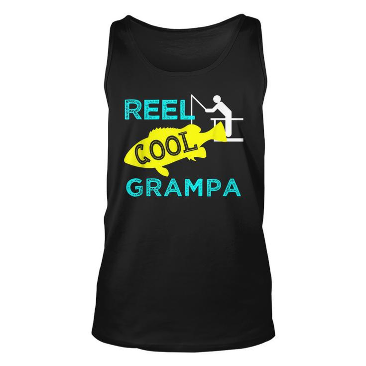 Reel Cool Grampa T Fisherman Fathers Day Tank Top