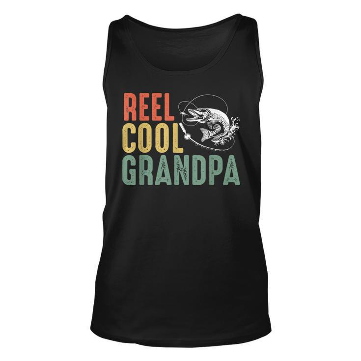 Reel Cool Grandpa Gifts For Grandpa And Grandfather  Unisex Tank Top