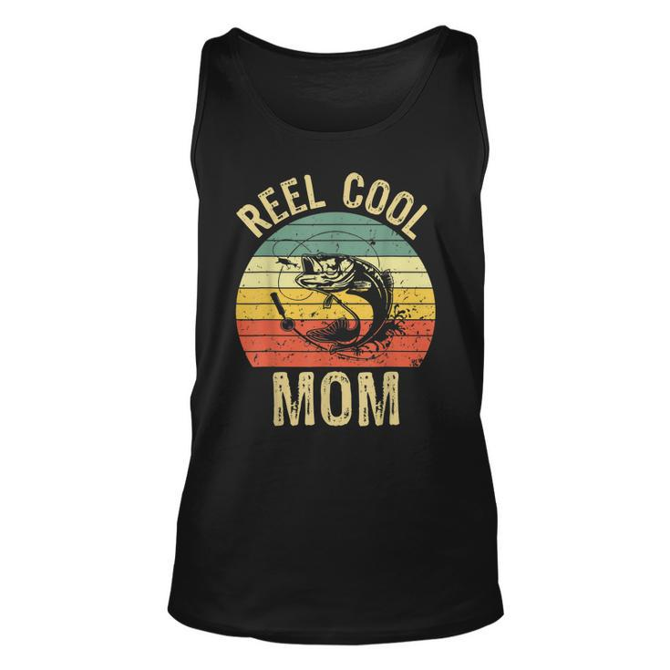 Reel Cool Mom Fishing Gifts Women Fishing Lovers Retro  Unisex Tank Top