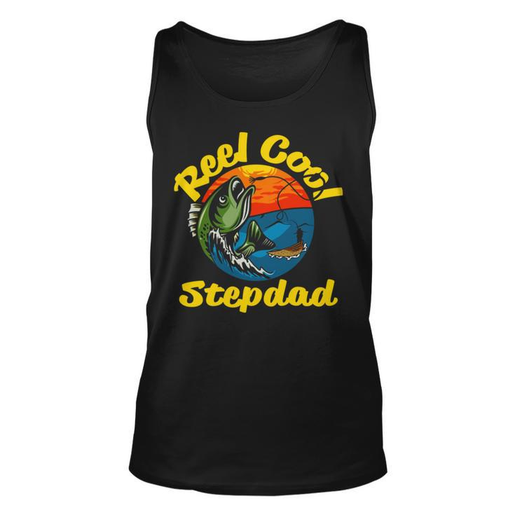 Reel Cool Stepdad Fisherman Gift For Stepdad S Unisex Tank Top