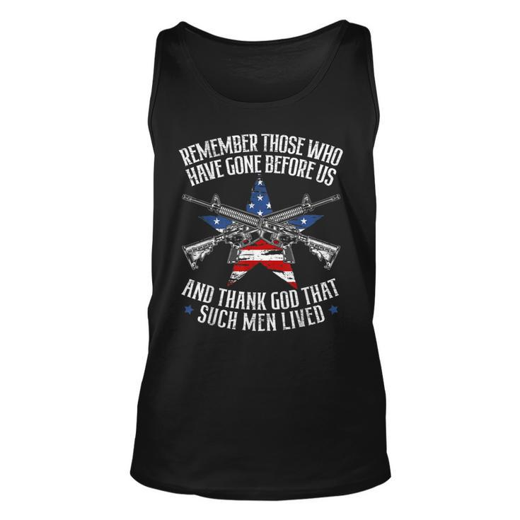 Remember The Fallen Soldiers Usa Flag American Memorial Day  Unisex Tank Top