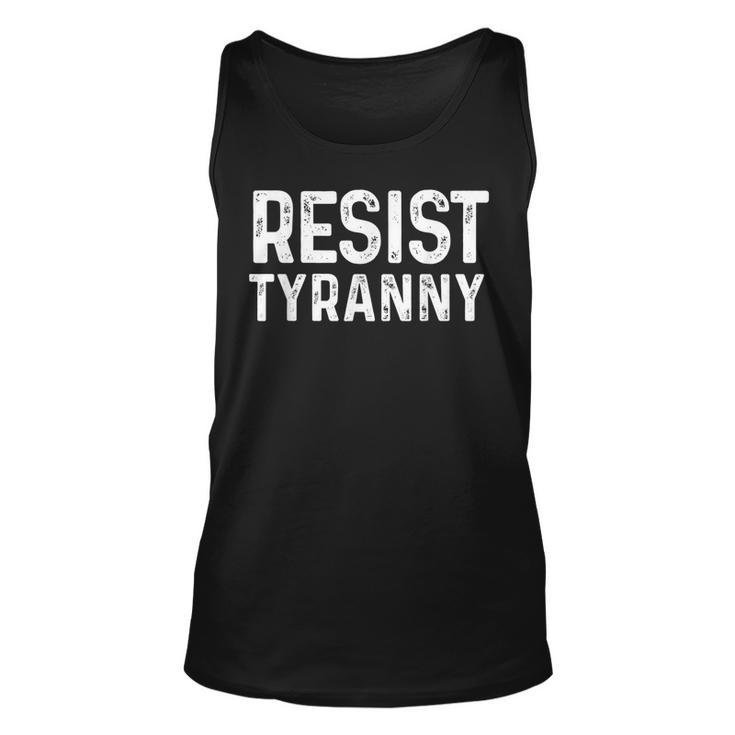 Resist Tyranny Libertarian Conservative Usa Liberty Freedom Tank Top