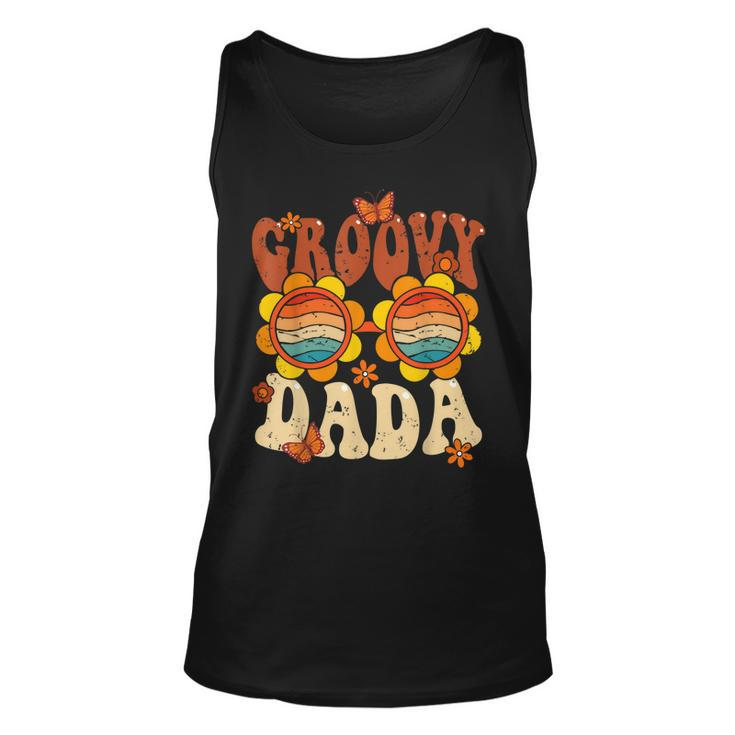 Retro Groovy Dada 70S Aesthetic 1970S Fathers Day  Unisex Tank Top