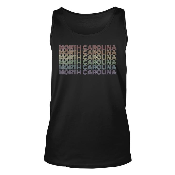 Retro North Carolina Gay Pride Lgbt Us State   Unisex Tank Top