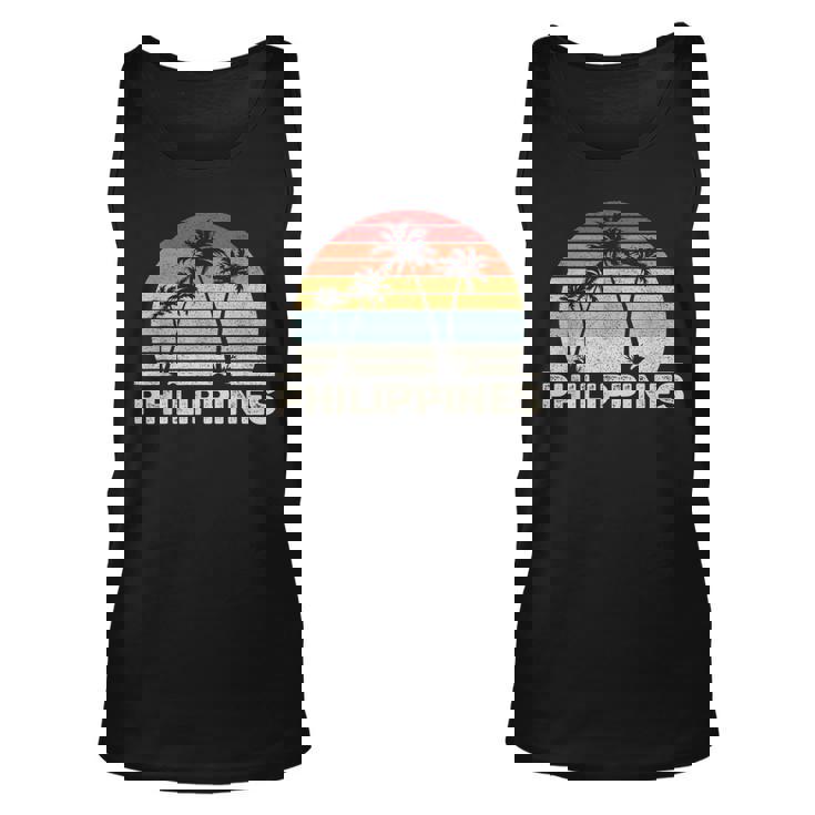 Retro Vintage Philippines Unisex Tank Top
