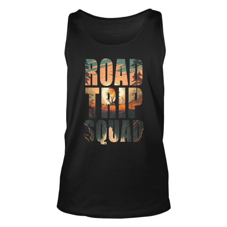 Road Trip Squad Vacation Getaway 2023  Unisex Tank Top