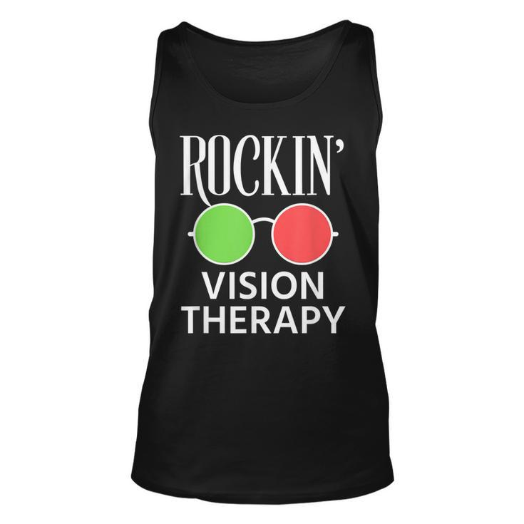 Rockin Vision Therapy Eye Optical Optician Optometry Glasses Tank Top