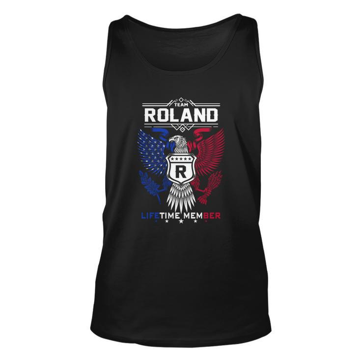 Roland Name  - Roland Eagle Lifetime Member Unisex Tank Top