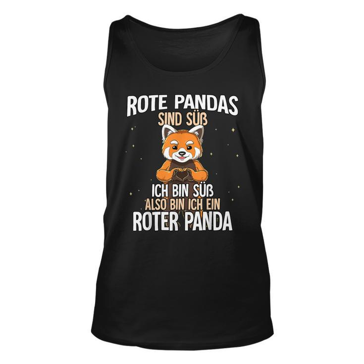 Rote Pandas Sind Süß Roter Panda Tank Top