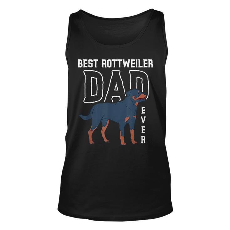 Rottie Owner Best Rottweiler Dad Ever Dog Rottweiler Men Women Tank Top Graphic Print Unisex