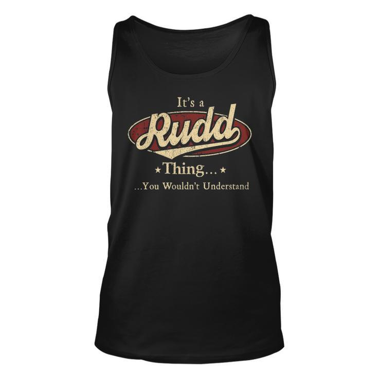 Rudd Shirt Personalized Name Gifts T Shirt Name Print T Shirts Shirts With Name Rudd Men Women Tank Top Graphic Print Unisex