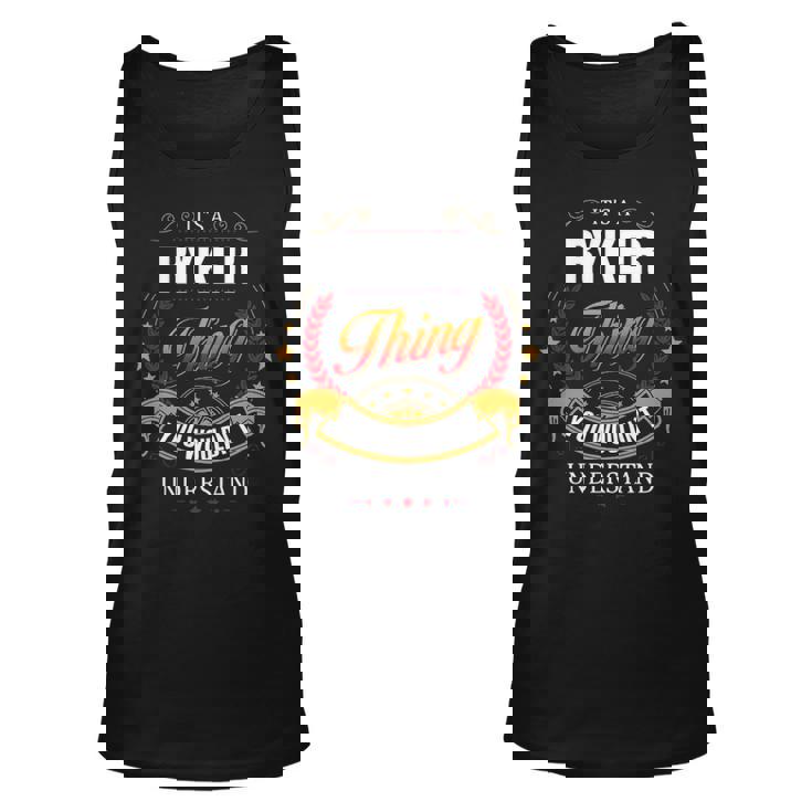 Ryker  Family Crest Ryker  Ryker Clothing Ryker T Ryker T Gifts For The Ryker  Unisex Tank Top