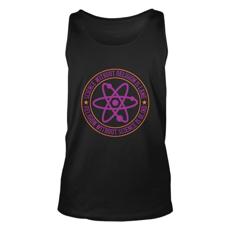 Science Without Religion Is Lame Religion Without Science Is Blind Men Women Tank Top Graphic Print Unisex