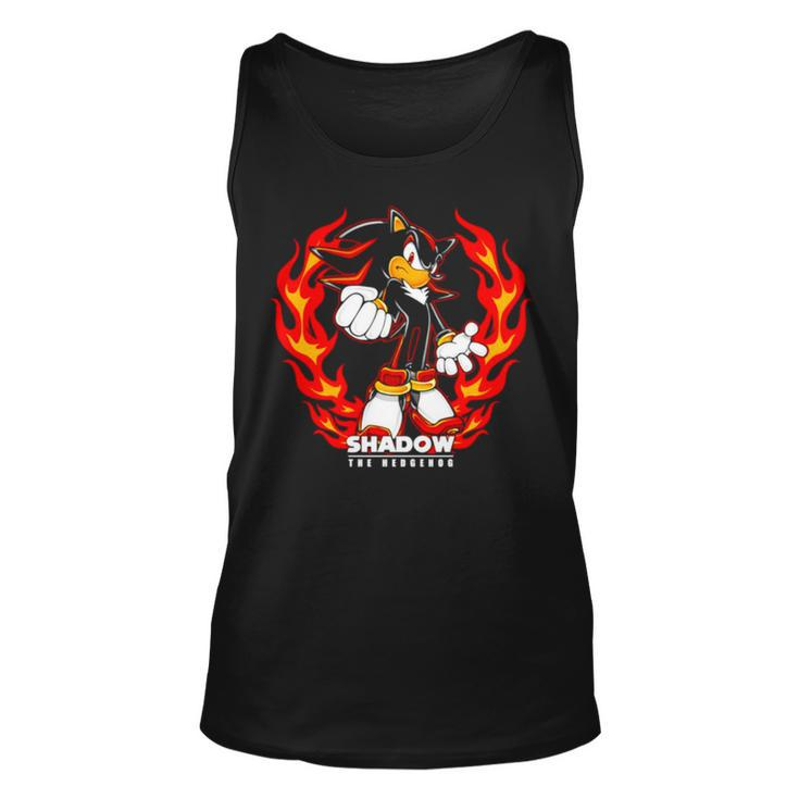 Shadow Red Flame The Hedgehog Unisex Tank Top