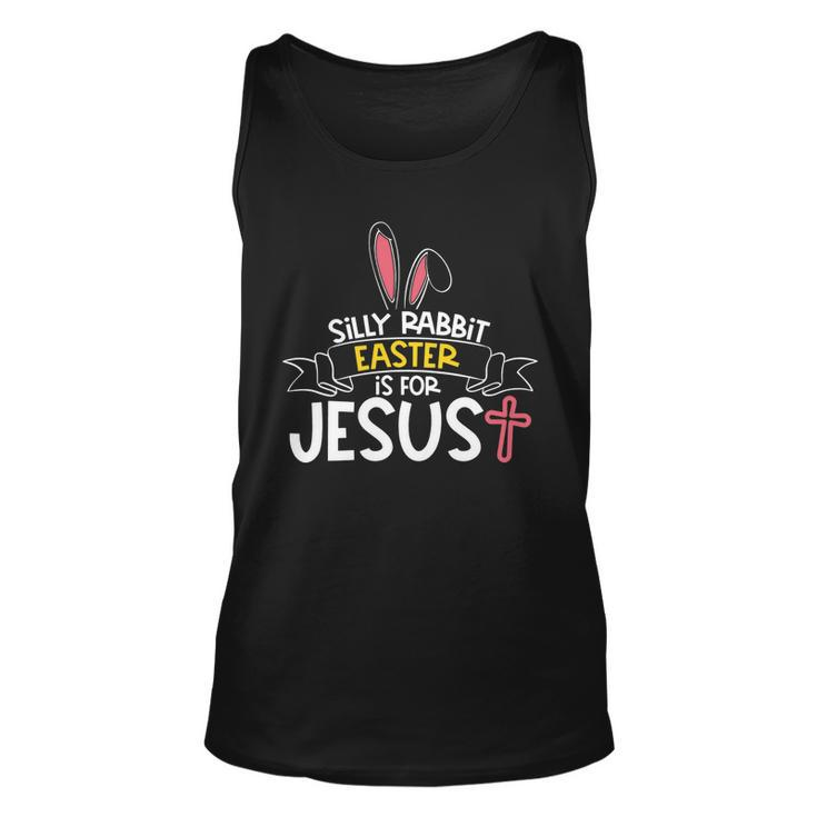 Silly Rabbit Easter Is For Jesus Cross V2 Unisex Tank Top