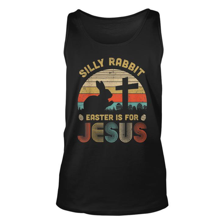 Silly Rabbit Easter Is For Jesus Christian Religious Womens Tank Top