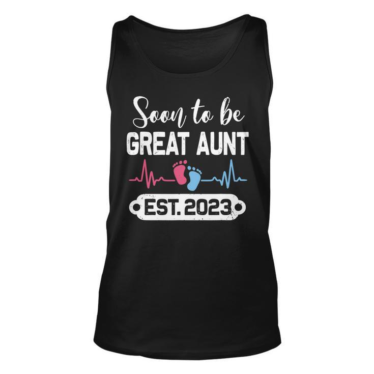 Soon To Be Great Aunt 2023 First Time Great Aunt Tank Top