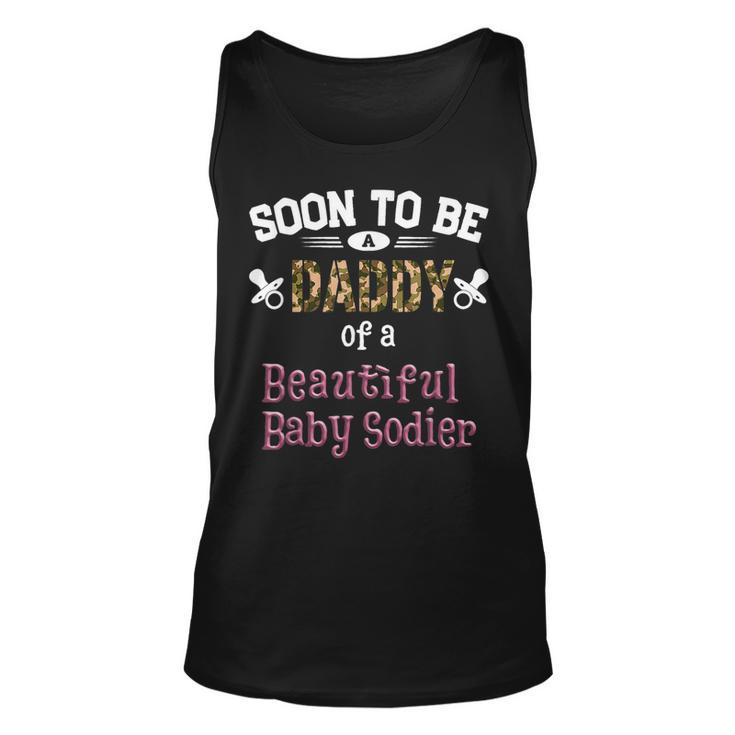Soon To Be Daddy Of A Beautiful Baby Girl New Dad Father Day  Unisex Tank Top