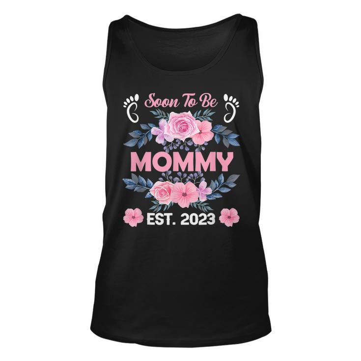 Soon To Be Mommy Est 2023 Mothers Day First Time Mom Gift  Unisex Tank Top