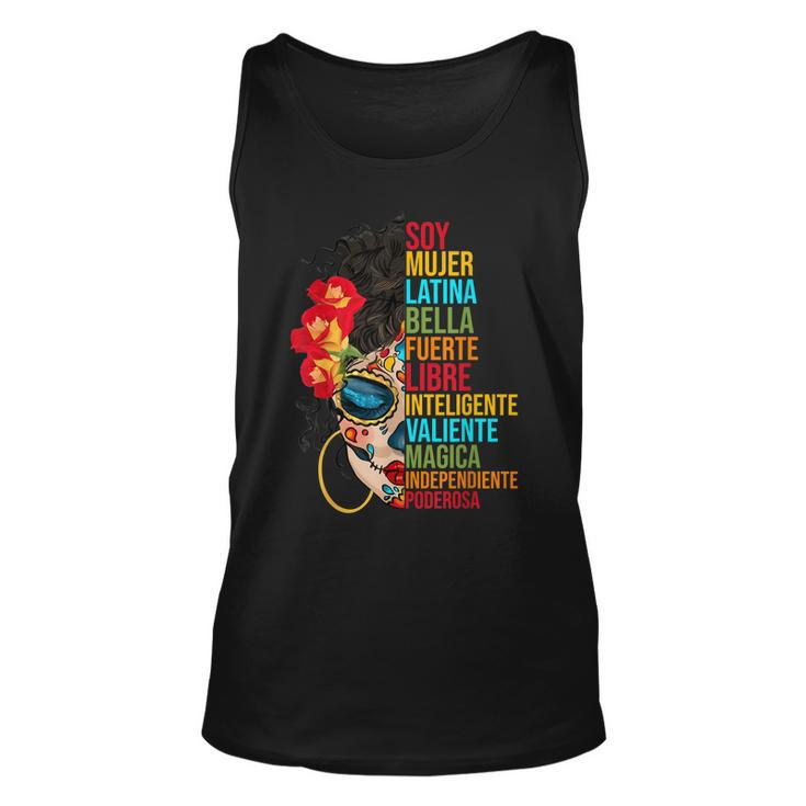 Soy Mujer Latina Fuerte Independiente Proud Mexican Women  Unisex Tank Top