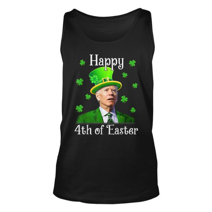 St Patricks Day Funny Happy 4Th Of Easter Anti Joe Biden  Unisex Tank Top