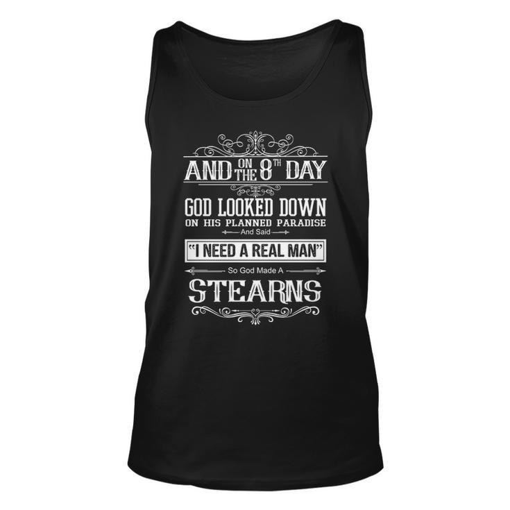 Stearns Name Gift So God Made A Stearns Unisex Tank Top