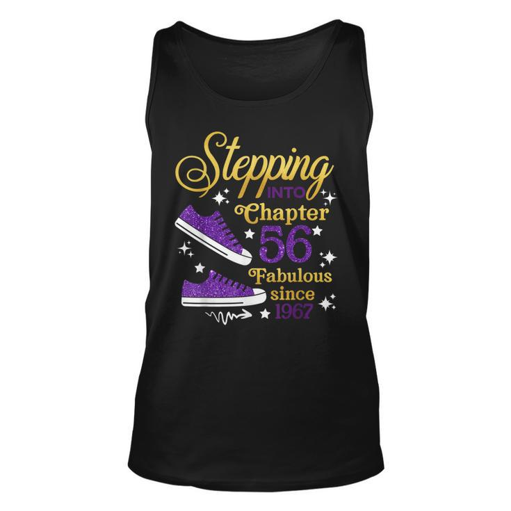 Stepping Into Chapter 56 Fabulous Since 1967 56Th Birthday  Unisex Tank Top